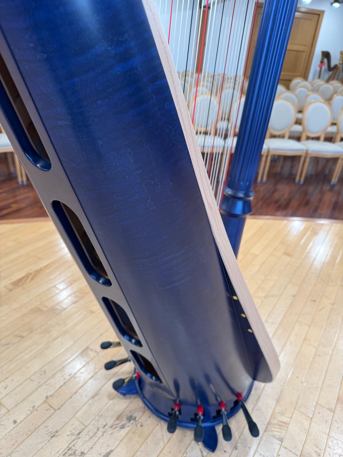 Style 85 CG Cobalt Blue Pedal Harp