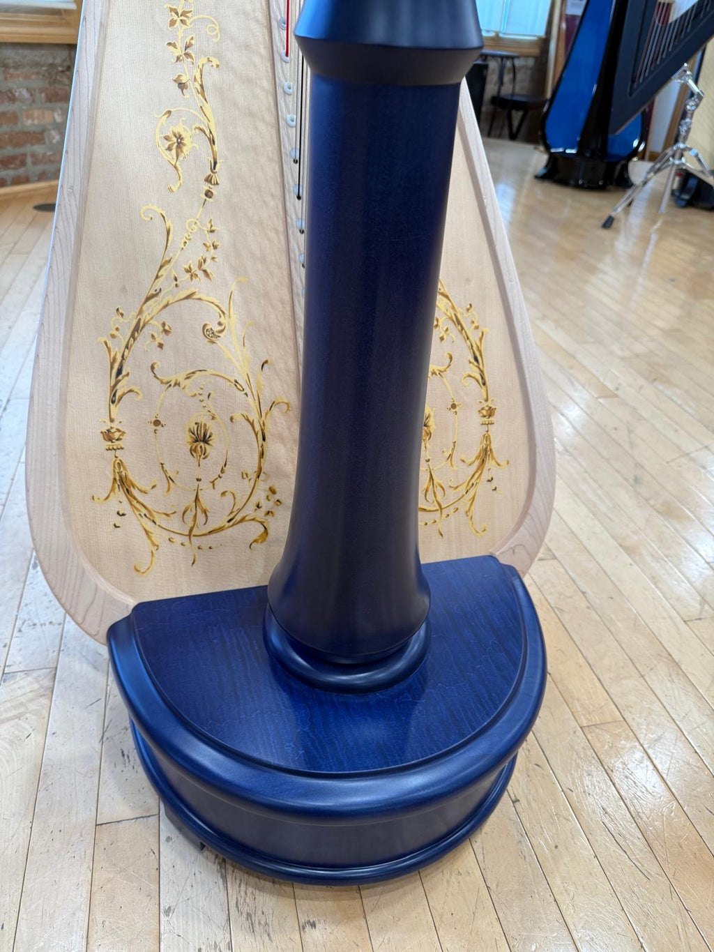 Style 85 CG Cobalt Blue Pedal Harp